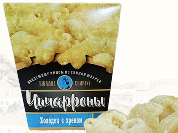 Чичарроны со вкусом холодца и хрена в Лобне