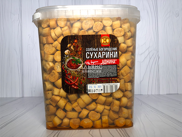 Сухарики с аджикой в Лобне