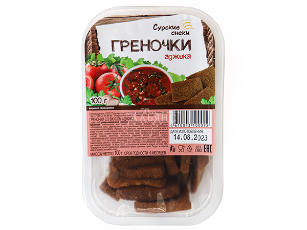 Сурские гренки с Аджикой (100 гр) в Лобне