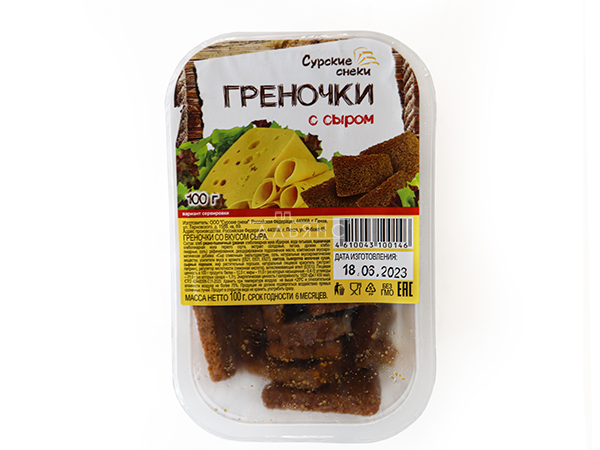 Сурские гренки со вкусом Сыра (100 гр) в Лобне