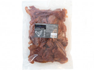 Джерки говяжьи со вкусом чеснока 45 гр.: Мясо (АЛЬЯНС) вяленое курица гриль (500гр)