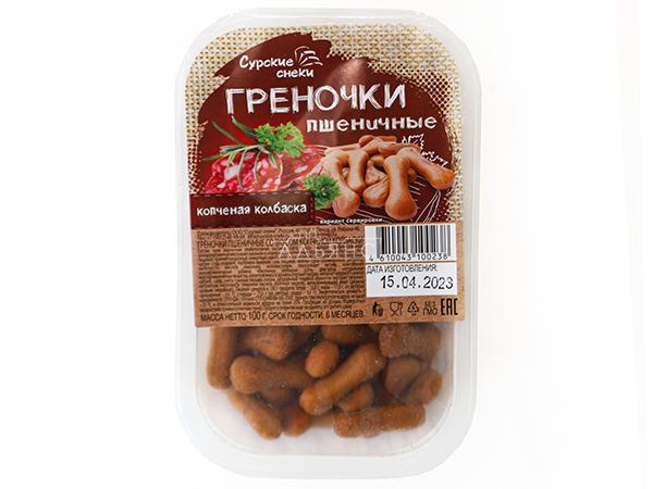 Сурские (ПШЕНИЧНЫЕ) Копченая колбаска (100 гр) в Лобне