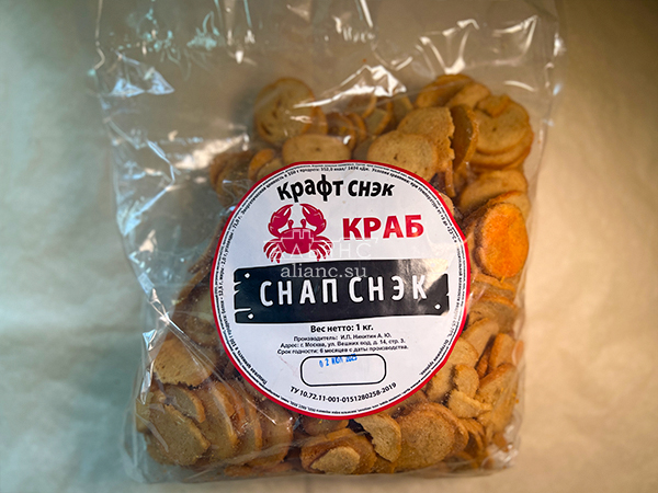 Снапсы ПШЕНИЧНЫЕ "Краб" в Лобне