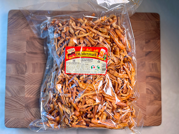 Нитка ЖАРЕНАЯ "Тайский перец" Oktobersnack 1 кг (сырный продукт) в Лобне