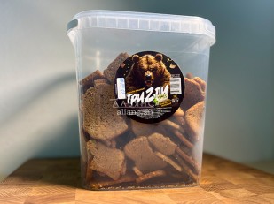 Кета палочки: Ведро Ржаные гренки со вкусом Сметана зелень (1 кг)