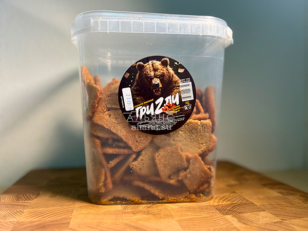 Ведро Ржаные гренки со вкусом Крылышки Барбекю (1 кг) в Лобне