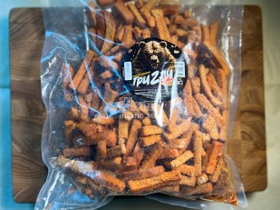 Японские снеки и крекеры: Соломка ржаная со вкусом Бекон