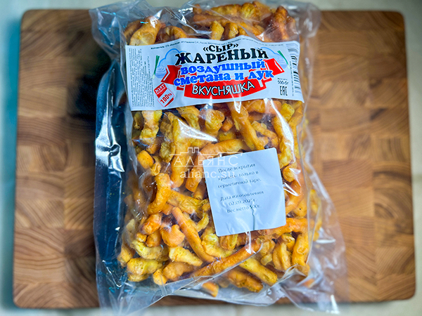 Жареный сыр "ВКУСНЯШКА" со вкусом сметаны и лука (500 гр) в Лобне