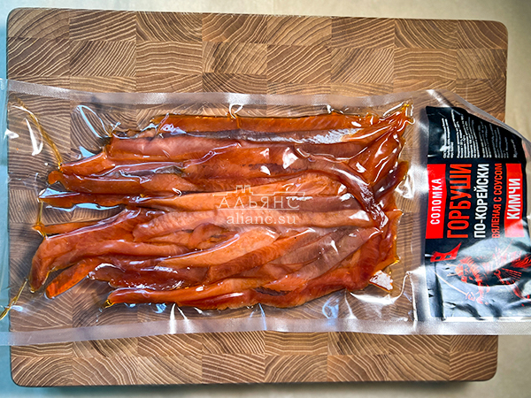 Горбуша соломка по-корейски в Лобне