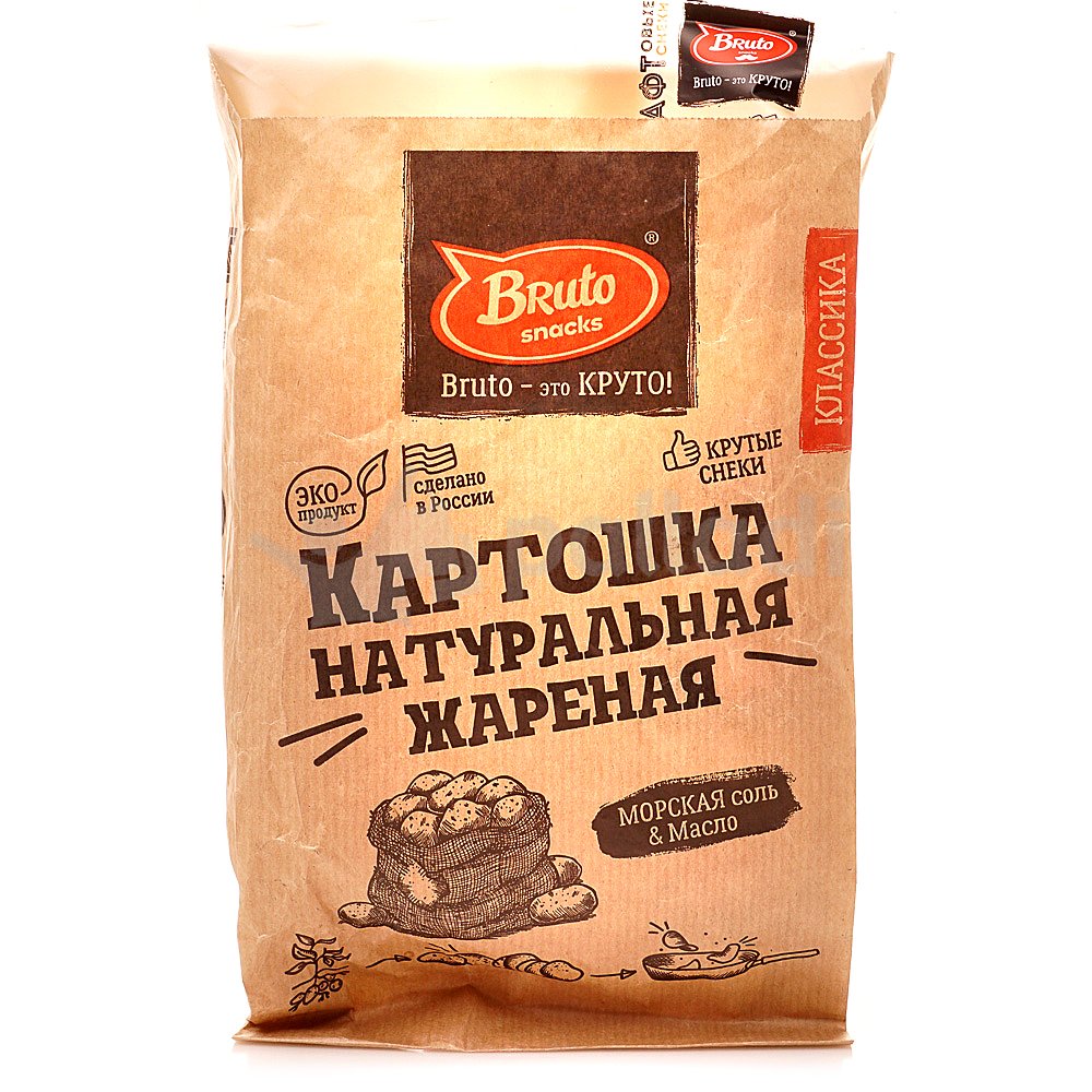 Картофель «Бруто» с солью 70 гр. в Лобне