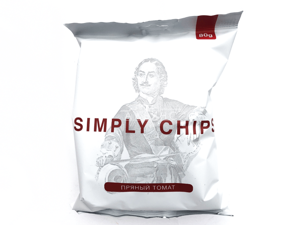 Картофельные чипсы "Simple chips" Пряный томат 80 гр. в Лобне